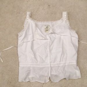 White slave detailing shirt